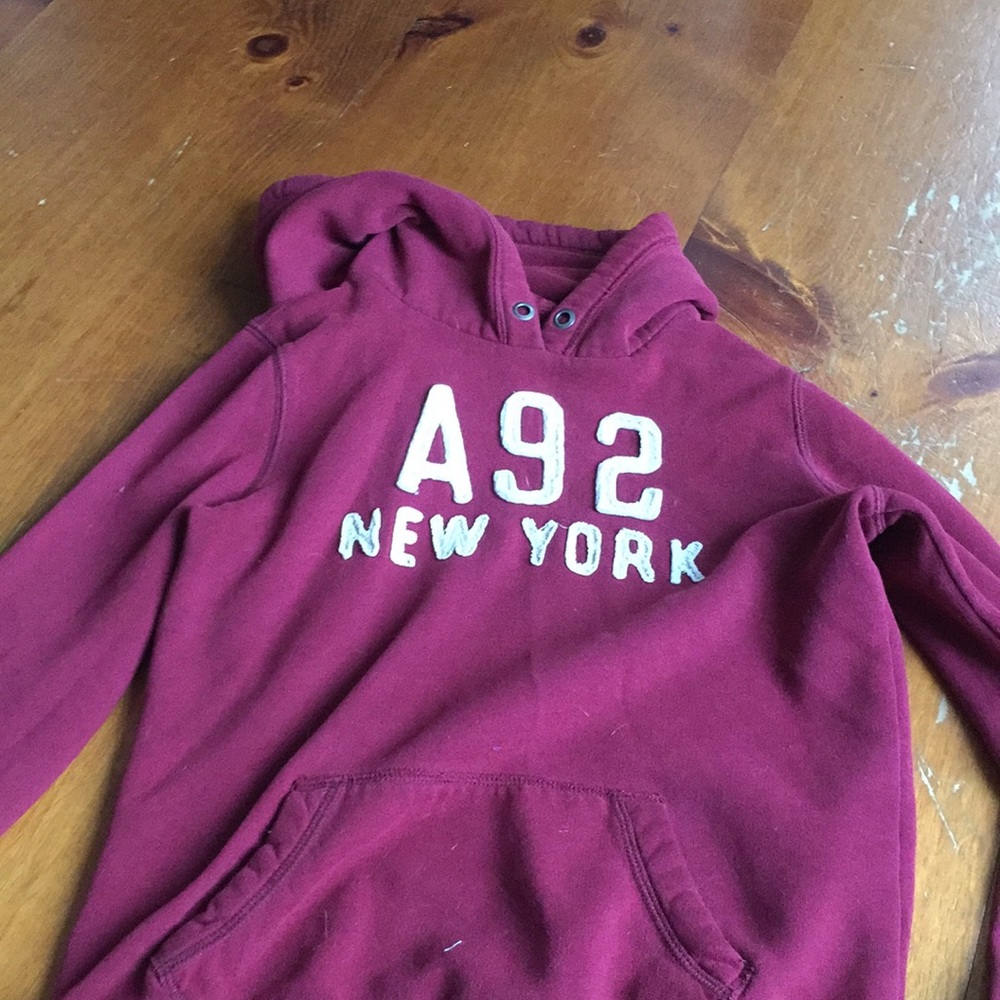 Abercrombie red sweatshirt